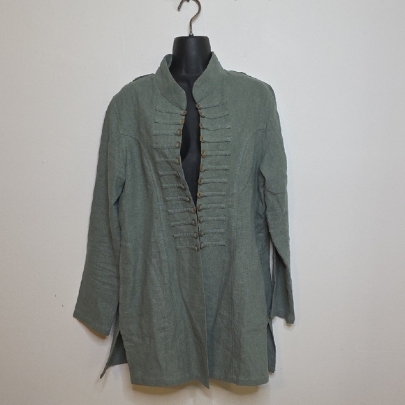 Soft Surroundings Sage Blazer/ Coat Size Medium - Picture 1 of 7